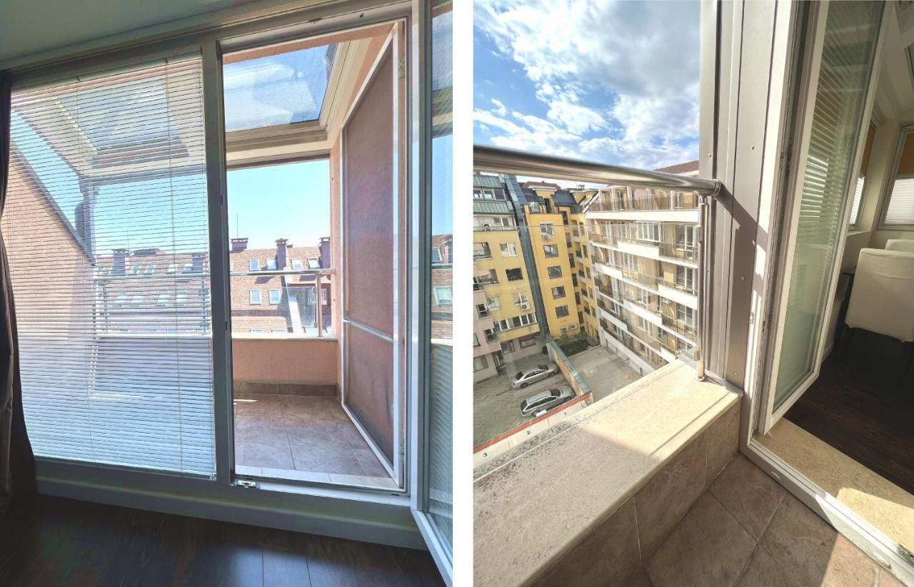 Unique Luxurious Jacuzzi Penthouse Duplex In City Center! 2 Baths! Free Parking! Sofia Exteriör bild